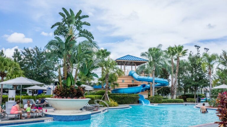Adding Slides to Luxury Pools in North Georgia