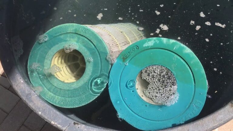 How to Clean a Cartridge Pool Filter at Home